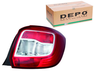 Lampa (kolor Kierunkowskazu Czerwony Kolor Szkła C