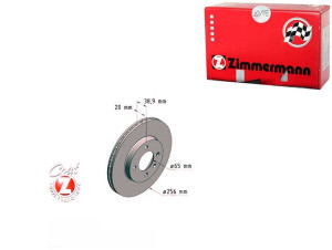 Tarcze Hamulcowe 2szt Vw Golf 88-97 Zimmermann