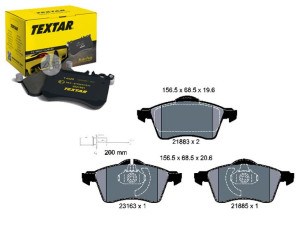Klocki Hamulcowe Vw Przód T4 09 90 Textar