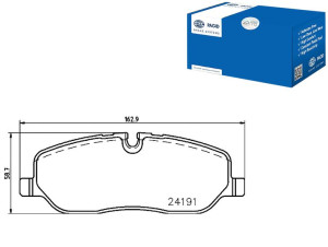Klocki Hamulcowe Hella Pagid Lr019618 Sfp5000010 S