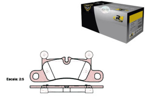 Klocki Hamulcowe Porsche Cayenne Vw Touareg 17.2mm