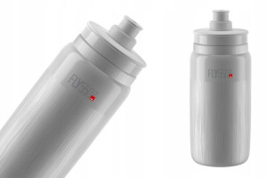 BIDON ROWEROWY ELITE FLY TEX 550ml white/grey