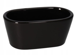Doniczka Osłonka Ceramiczna 16cm Czarna