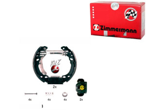 Komplet Szczęk Z Cylinderkami Fiat Panda Zimmerman