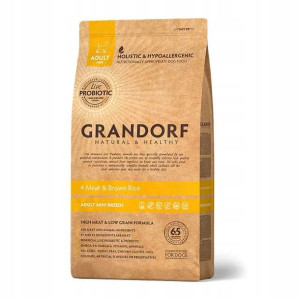 GRANDORF MINI Adult karma sucha psów mięso ryż 3kg