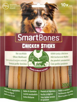 Smart Bones Chicken Sticks Przysmak Psa 10szt 200g
