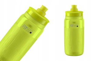 BIDON ROWEROWY ELITE FLY TEX 550ml yellow/grey