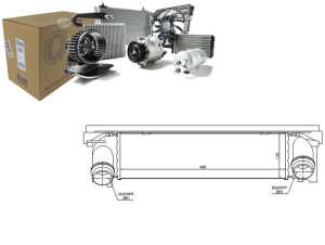 Intercooler Bmw 1 (f20) 1 (f21) 2 (f22 F87) 2 (f23