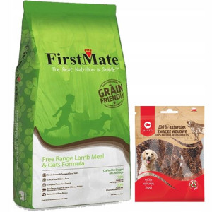Karma FIRSTMATE Lamb&Oats 2,3kg + przysmaki