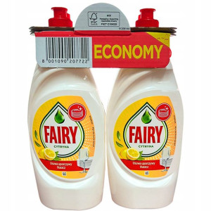 2x Fairy Płyn Do Zmywania Naczyń Cytryna 900 Ml