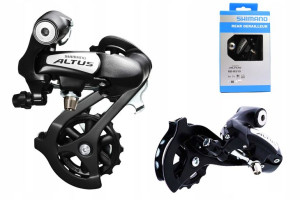 PRZERZUTKA TYŁ SHIMANO ALTUS RD-M310 7/8rz srebrna