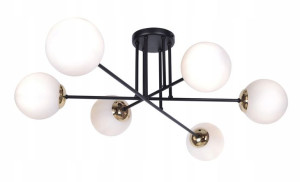 Lampa Sufitowa Do Salonu Glamour Nowoczesna = Duża
