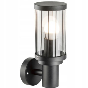 Kinkiet ogrodowy lampa elewacyjna POLUX FIORD E27 czarny