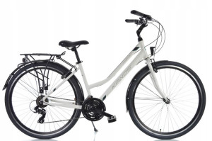 Rower Trekkingowy 28 Kands Navigator Biały Mat R19