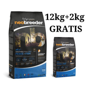 Neobreeder Dog Adult Fish Medium/Maxi 12kg + 2kg GRATIS
