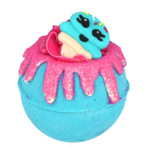 Bomb Cosmetics Blue Raspberry Ice Bath musująca kula do kąpieli 160g
