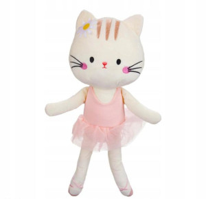 LALKA Kotek baletnica maskotka KOTEK 38cm