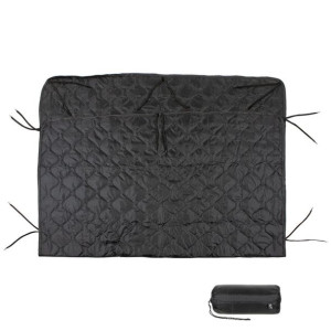 Podpinka pod ponczo (kołdra) czarna MFH 210x150