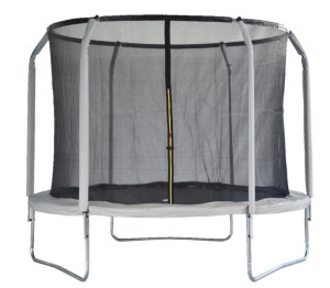 Trampolina ogrodowa 10FT jasny szary