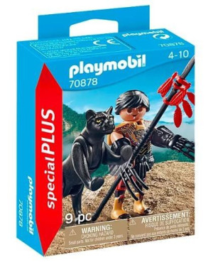 Zestaw figurek Special Plus 70878 Wojownik z panterą