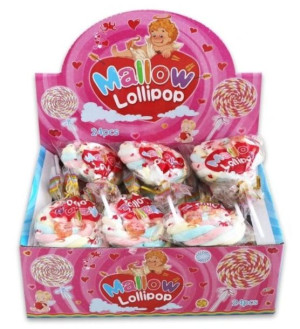 LIZAK PIANKOWY MARSHMALLOW Kręcona Pianka 24 szt