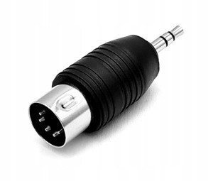 Adapter Wtyk Din 5 Pin / Wtyk Aux Jack 3,5 Stereo