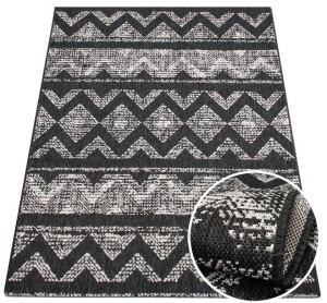 Dywan Jeans tkany na płasko 03 antracytowy 40x60