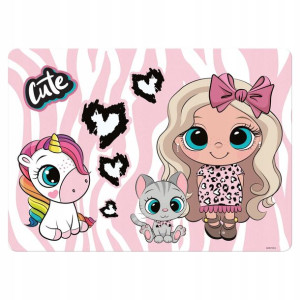 Podkład laminowany A3 Best Friends Cute Derform