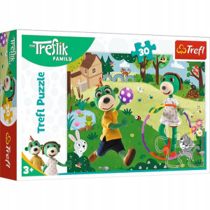 Puzzle 30 Aktywny dzień Treflików Trefl 3+