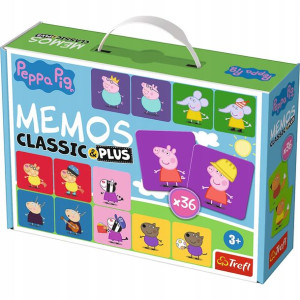 Gra pamięciowa Memos Classic Plus Świnka Peppa Tre