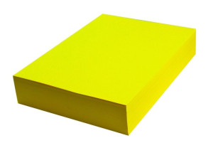 Papier kolorowy A3 80g żółty fluo neon 500 arkuszy