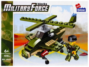 Klocki Militaria Pojazdy Helikopter 109el