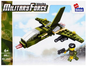 Klocki Militaria Pojazdy Odrzutowiec 96el