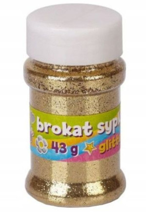 Brokat sypki Astra Creativo 43 g Złoty