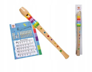 Flet drewniany 32 cm