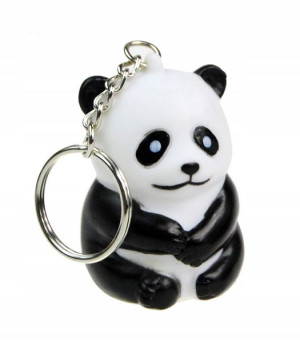 Brelok świecący Panda 6cm Mega Creative