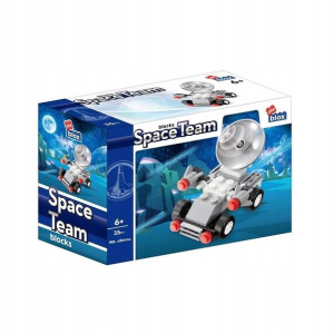 Klocki Kosmos Alleblox Łazik z anteną biały 35el