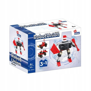 Klocki RobotUnion Robot czerwony 40el