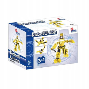Klocki RobotUnion Robot żółty 39el