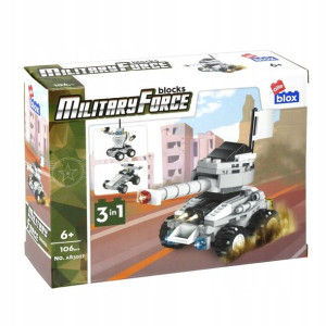 Klocki Militaria 3w1 Wóz bojowy 98el