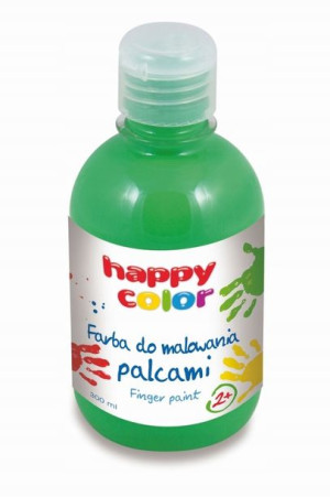 Farba do malowania palcami HColor 300 ml zielona