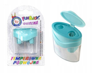 Temperówka owalna podwójna FunJoy Niebieska