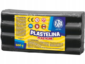 Plastelina 500g Astra Czarny