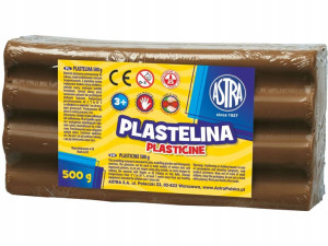 Plastelina 500g Astra Brązowy