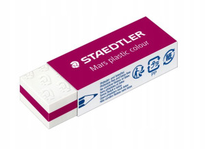 Gumka do mazania Mars plastic Staedtler Bordowa