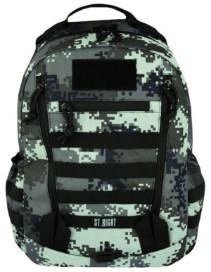 Plecak szkolny 1-komorowy Bp39 Military Black Digi
