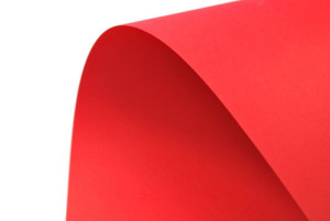 Brystol kolorowy A2 43 x 61 cm 160g Czerwony