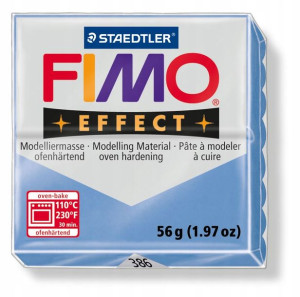 Masa plastyczna FIMO Effect 57g niebieska agat