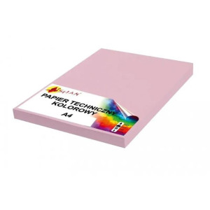 Papier techniczny A4 140g brudny róż 50 arkuszy
