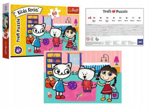 Puzzle 60 Kicia Kocia z przyjaciółmi Trefl 4+